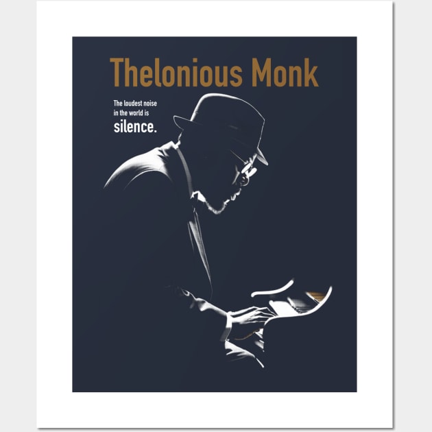 Thelonious Monk Wall Art by BAJAJU